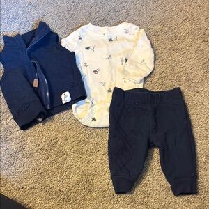 Carter's Dark Blue Baby Vest